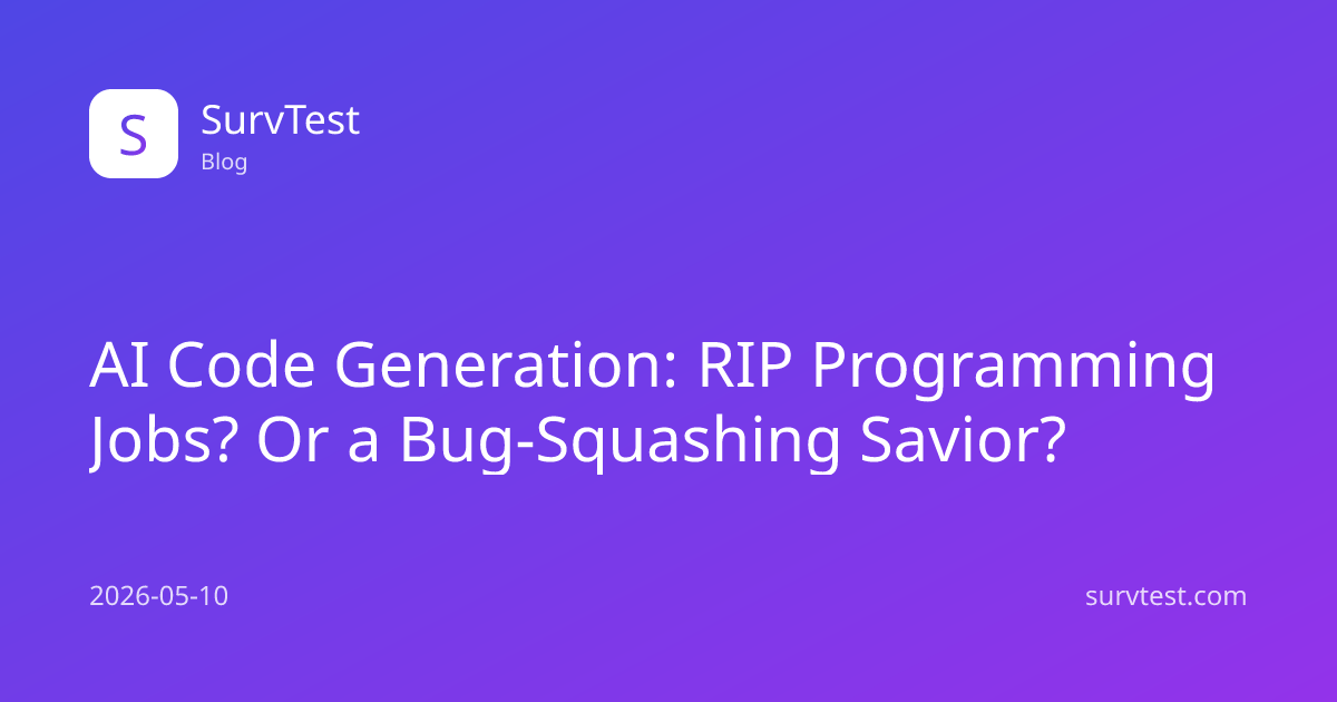 AI Code Generation: RIP Programming Jobs? Or a Bug-Squashing Savior ...